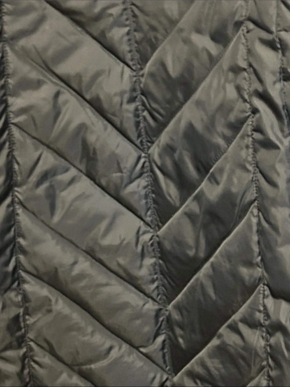 Michael Kors Black Quilted Long Puffer Coat with Faux Fur Collar